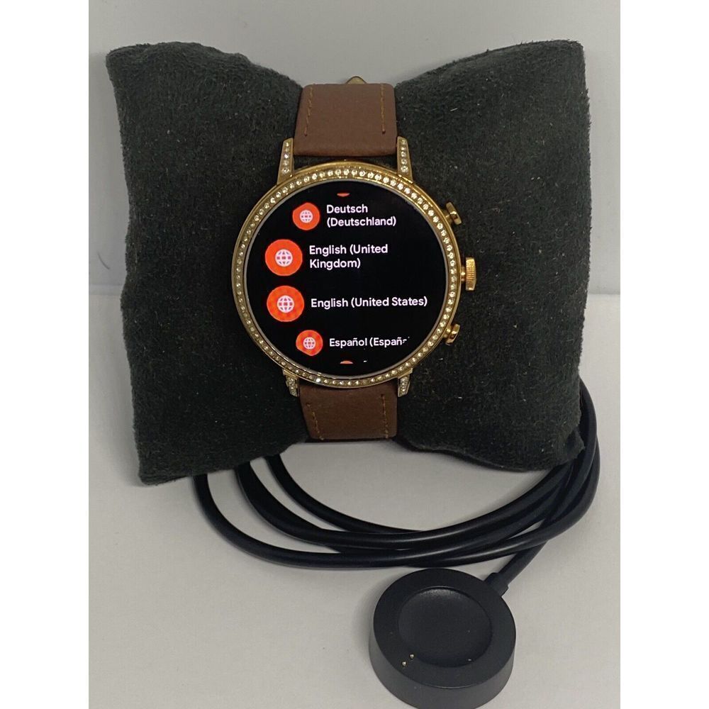 Fossil Gen 4 Authentic Digital Dial Smart Watch Custom Band FTW6015 AB600